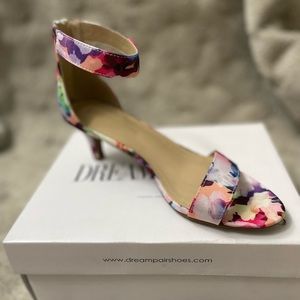 DREAM PAIRS Women's Fiona Fashion Stilettos Open Toe Pump Heeled Sandals